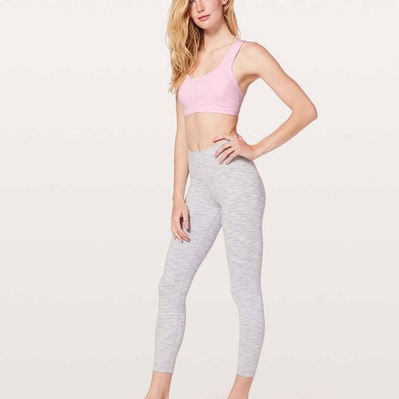 Lululemon Light Pink Strappy Sports Bra - Picture 2 of 5